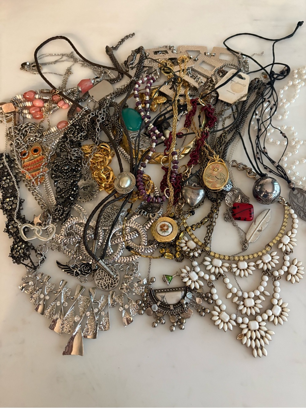 Assorted Costume Jewelry Necklaces
